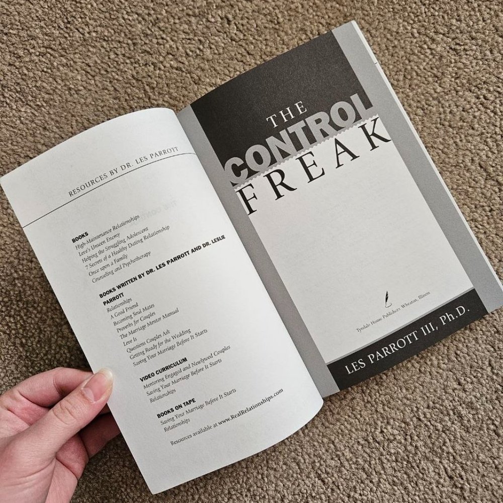 4/$40 The‎ Control Freak by Les Parrott III - Paperback - Picture 2 of 7
